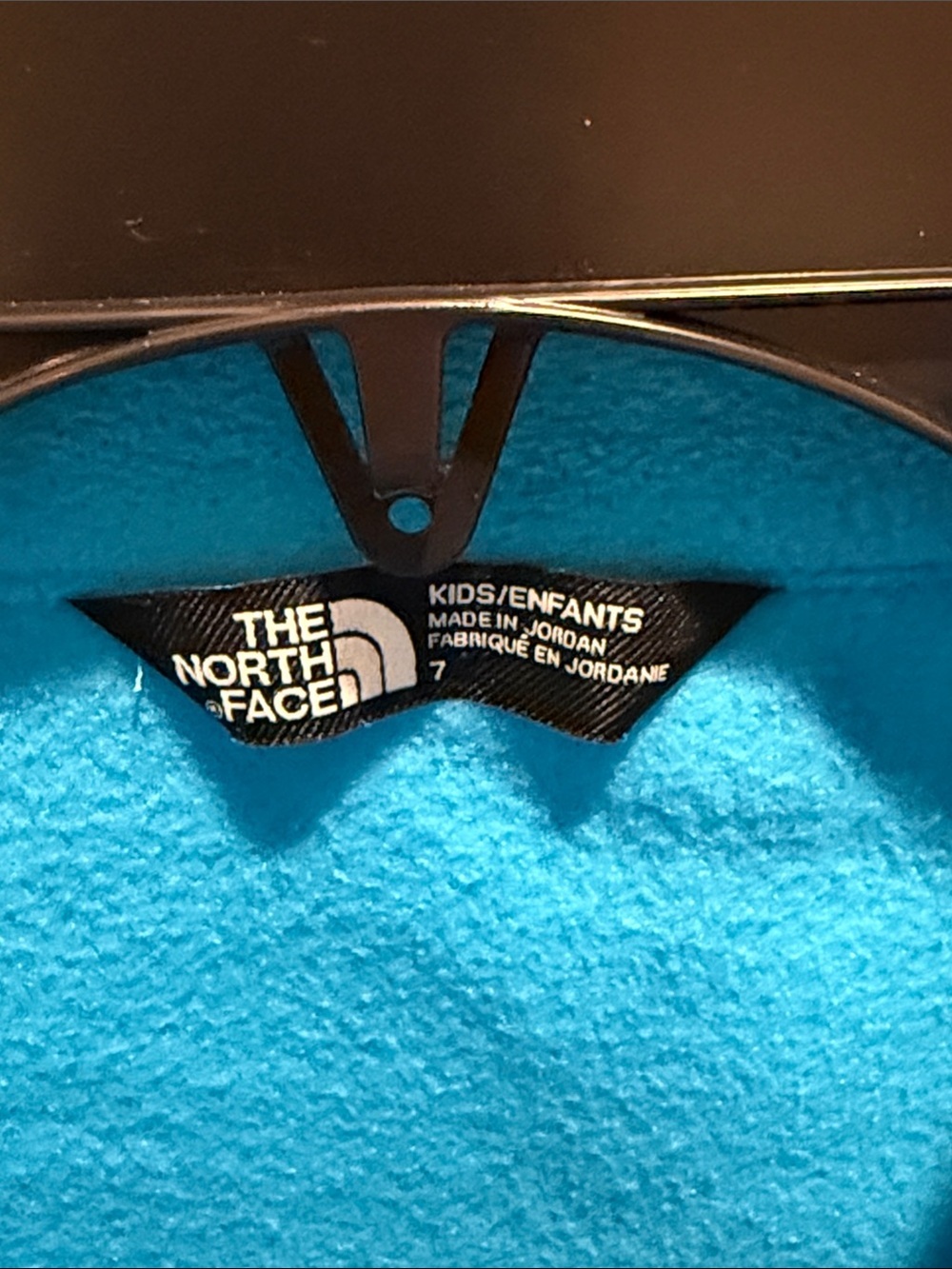 The North Face Bright Turquoise Half-Zip Fleece Pullover - Picture 2 of 4